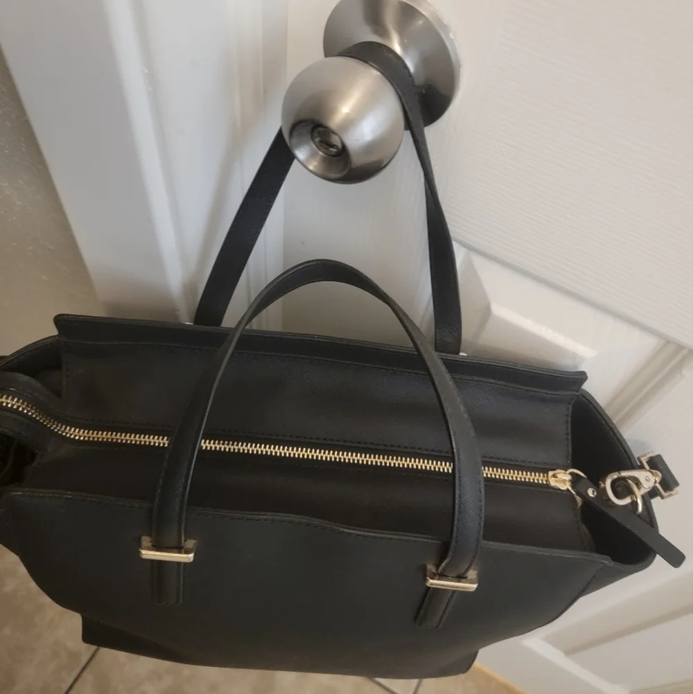 Kate Spade USED new york shoulder bag 2way leather BLK